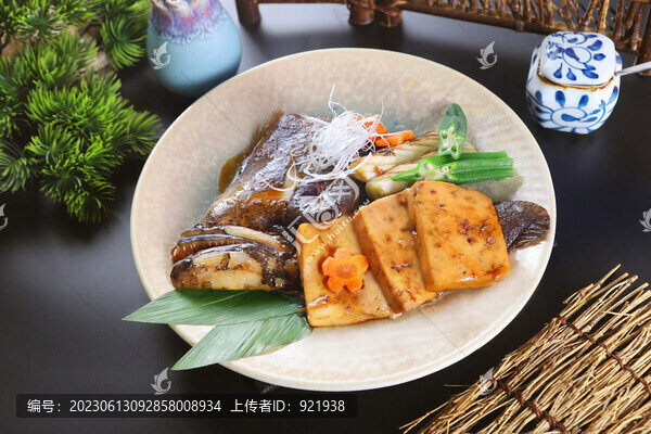 日式煮碟魚頭