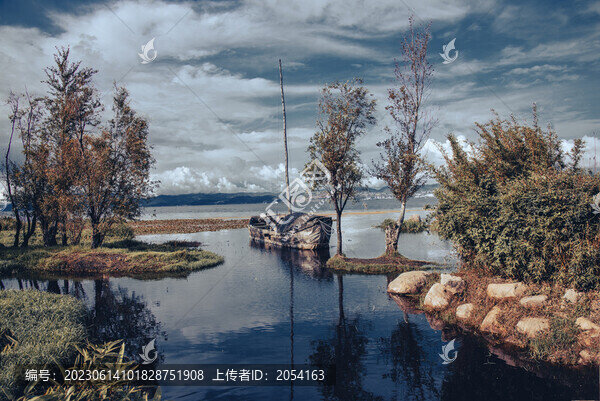 云南大理洱海濕地公園風(fēng)景