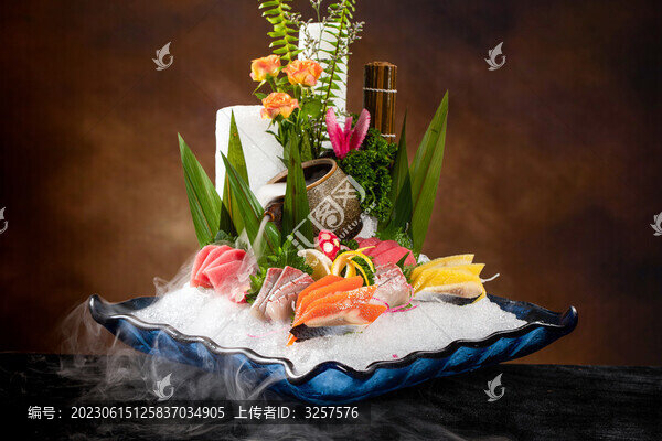 金槍魚拼池魚刺身