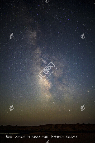 沙漠里的星空
