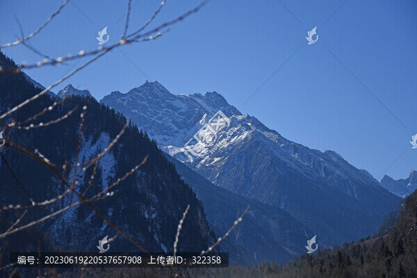 畢棚溝冬景