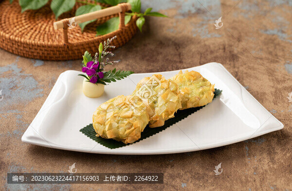 脆皮魚餅