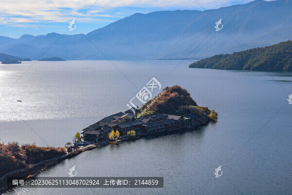 中國云南瀘沽湖里格島
