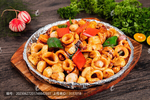 鐵板魷魚