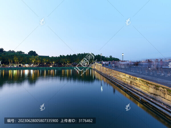 杭州西湖夜景