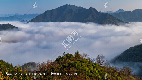 江西玉山山區(qū)云海風光