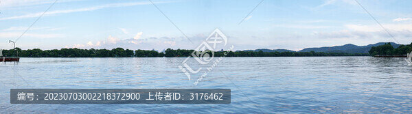 杭州蘇堤全景