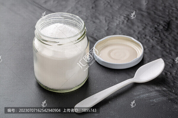 防腐劑白色粉末微距特寫