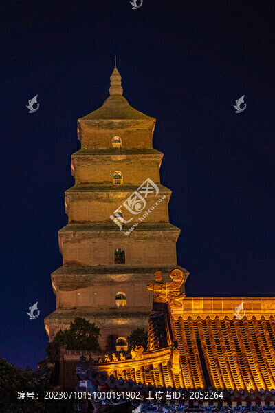 大雁塔夜景