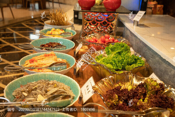 自助餐廳美食涼菜菜品