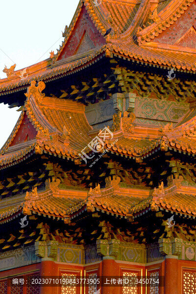 古建筑房檐特寫