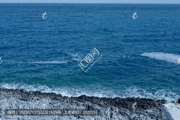 圣托里尼的海