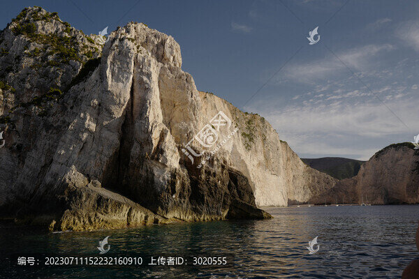 圣托里尼的海