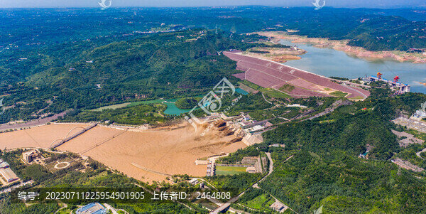 河南濟(jì)源小浪底排沙蔚為壯觀