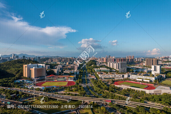 深圳龍崗風(fēng)光交通建筑高校