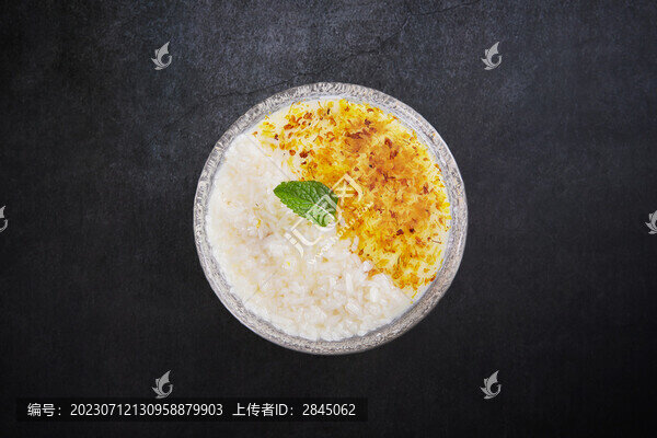 桂花酒釀豆花