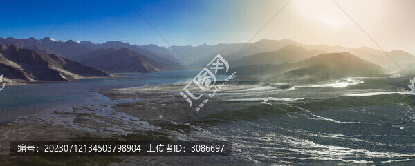 新疆喀什白沙湖河谷