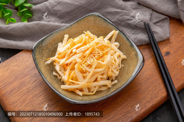 腌竹筍咸菜