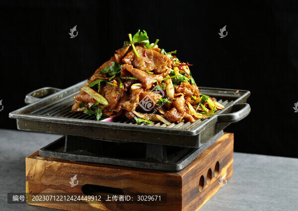 炒烤羊肉