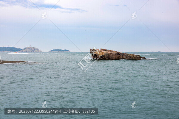 山東煙臺(tái)長(zhǎng)山島海島風(fēng)光