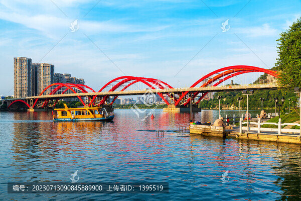柳州文惠橋風光