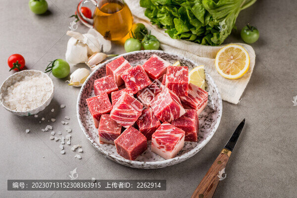 雪花牛腩粒