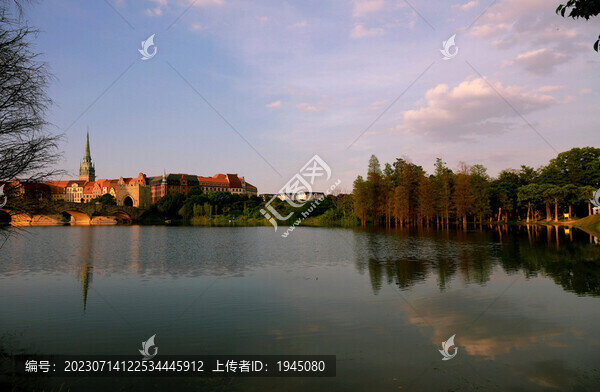 東莞松山湖夕陽(yáng)風(fēng)光
