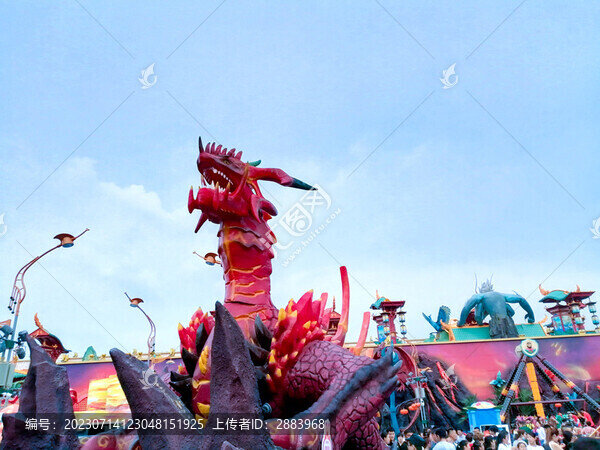卡通雕像