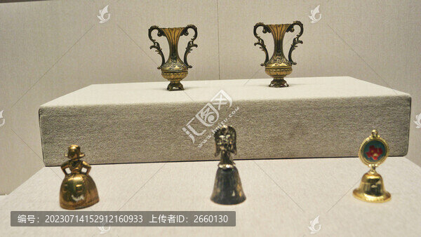 意大利金屬花瓶鈴鐺組件