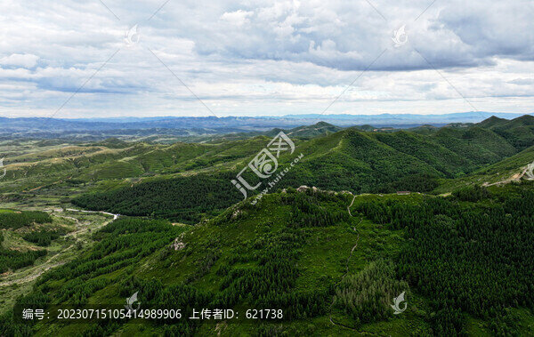 張家口大青山夏日