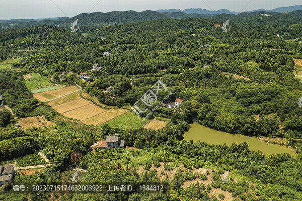宜都市何陽店村航拍