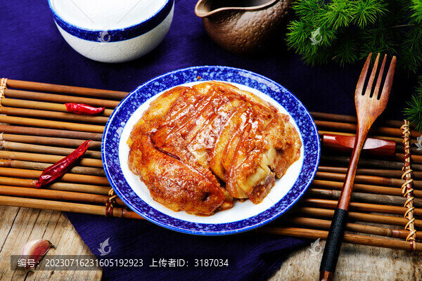 美味的粉蒸肉