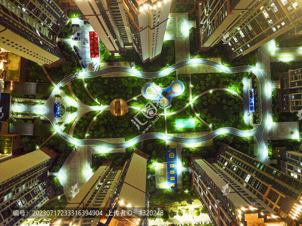 小區(qū)夜景