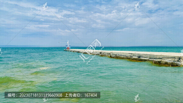 新疆烏倫古湖國家濕地公園風(fēng)景