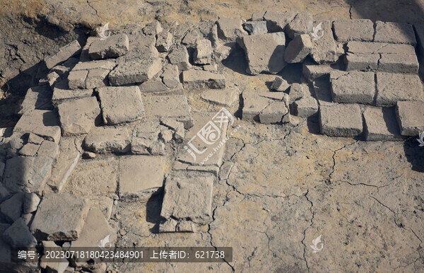 河北崇禮太子城遺址城墻殘磚