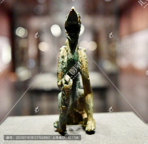 崇禮太子城遺址出土銅坐龍
