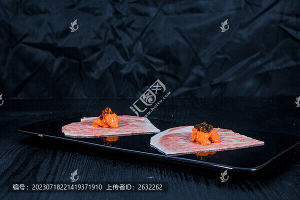 火炙和牛海膽