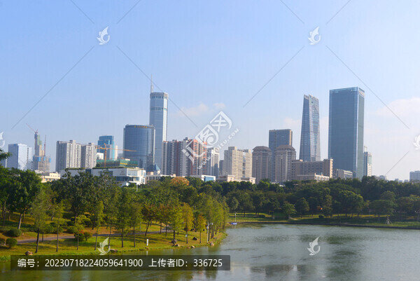 深圳中心公園及城市風光