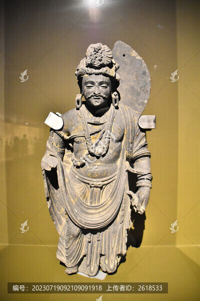 犍陀羅石刻佛像