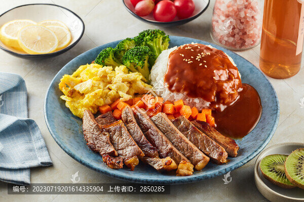 黑椒牛排飯