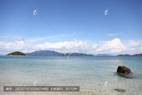 大海海島