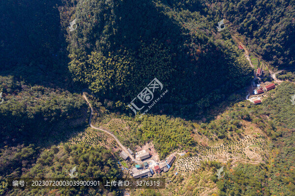 義烏偏遠(yuǎn)山區(qū)王業(yè)村村莊航拍