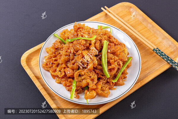 糖醋面筋炒豆芽