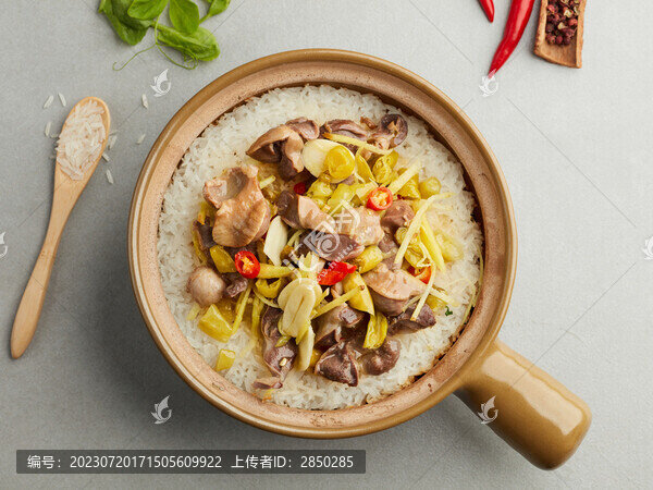 泡椒雞腎煲仔飯