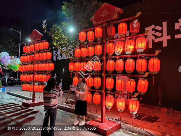夜市裝飾