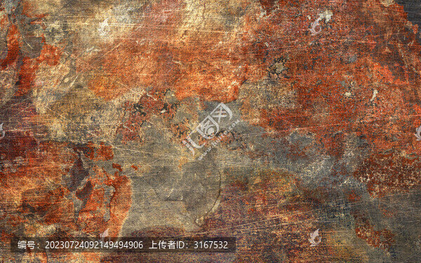 斑駁鐵銹紋理大理石紋理