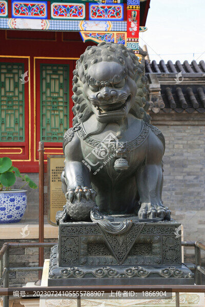 頤和園銅獅子