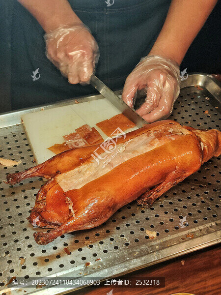 北京烤鴨片皮鴨中餐美食
