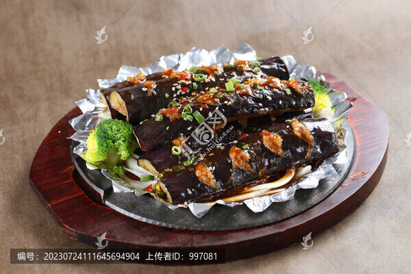 鐵板燒汁茄子