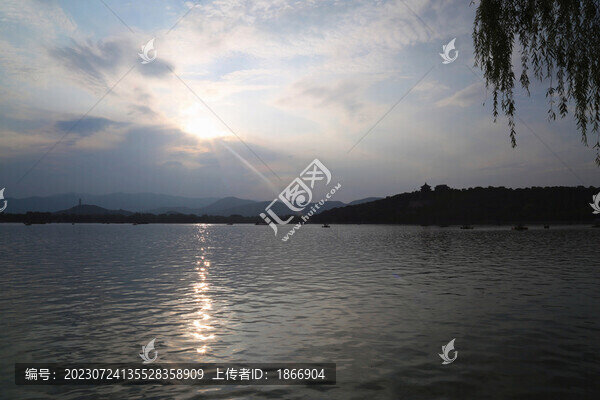 頤和園昆明湖景色